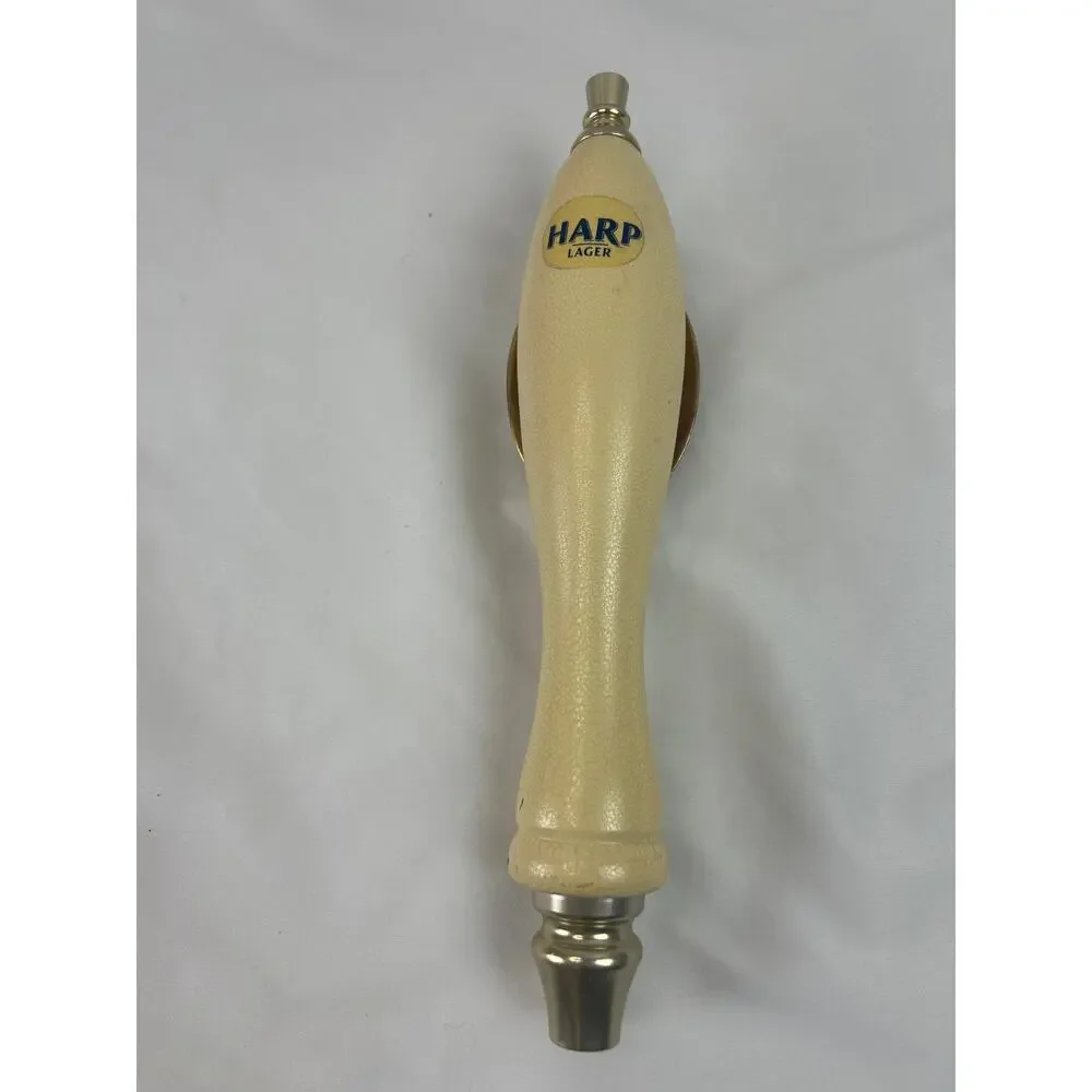 Harp Lager Beer Tap Handle Guinness Irish Pub Breweriana Draft Keg Vintage